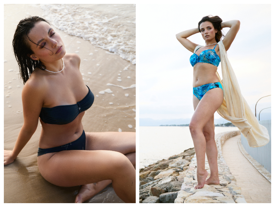 Plavkové podprsenky ve střihu Sexy-Fit